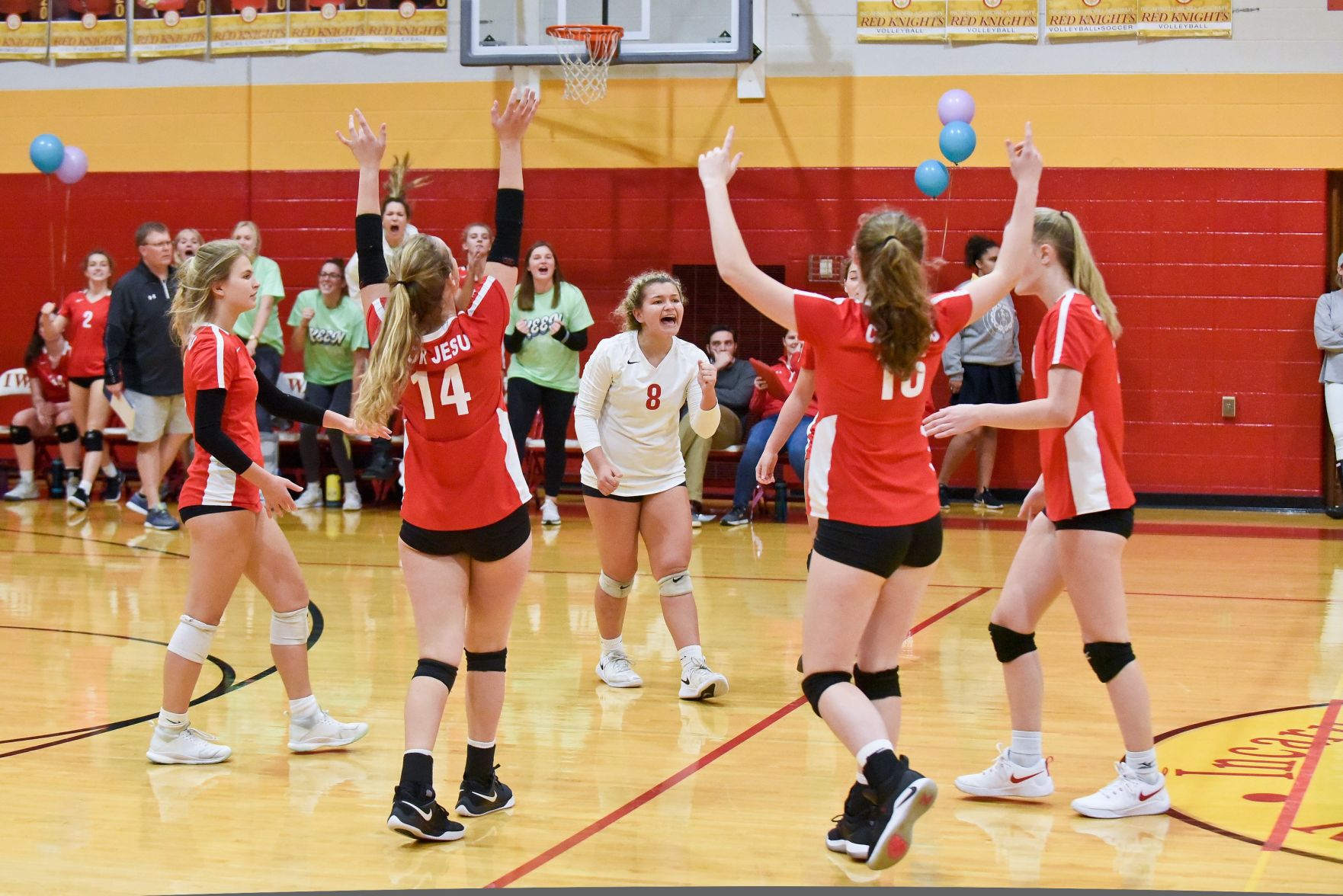 10/10/19 - Girls Volleyball - Cor Jesu at Incarnate Word